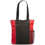 Essential Trade Show Tote with Zipper Closure - Red