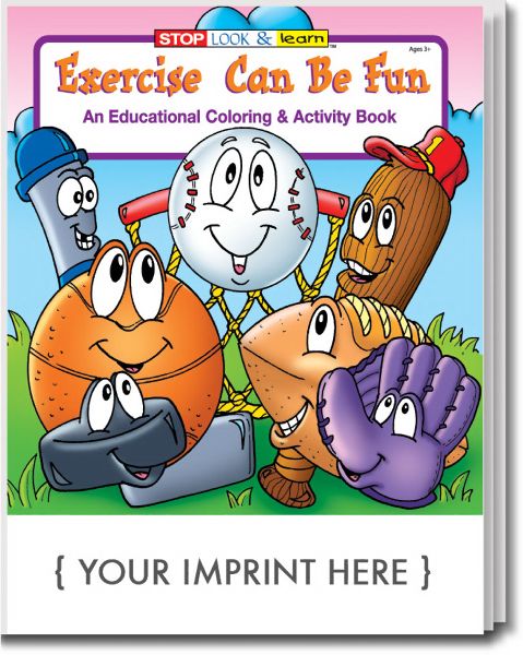 Main Product Image for Exercise Can Be Fun Coloring And Activity Book