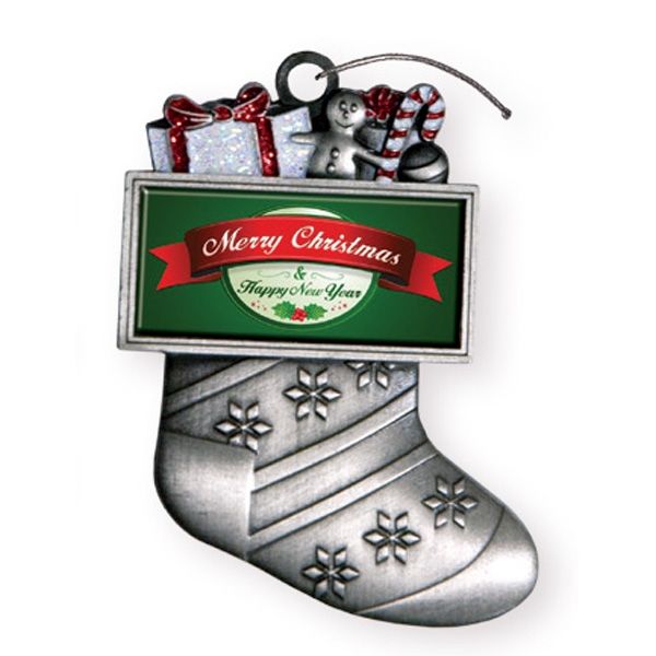 Main Product Image for Custom Printed Express Stocking Holiday Ornament