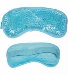 Eye Mask Aqua Pearls Hot and Cold Pack - Pastel Blue