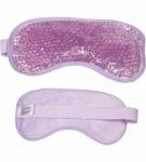 Eye Mask Aqua Pearls Hot and Cold Pack - Pastel Purple