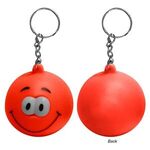 Eye Poppers Stress Reliever Keychain - Red