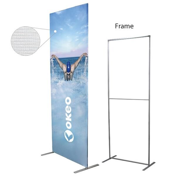 Main Product Image for Custom Printed FABRIC BANNER STAND - STANDARD
