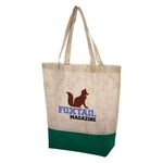 Fairview Non-Woven Tote Bag - Hunter Green