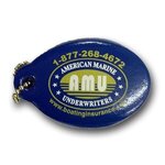 Fat Oval Key Float (approx 3-1/4" x 2-1/4") -  