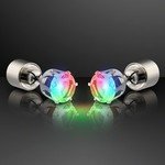 FAUX LED PIERCED EARRINGS - Color Changing