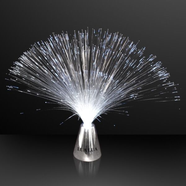 Main Product Image for Fiber Optic White LED Party Centerpiece