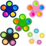 Fidget Popper Flower Shaped Spinner -  