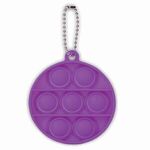 Fidget Popper Round Shape with Keychain - Full Color Imprint -  