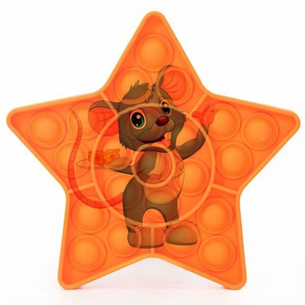 Main Product Image for Fidget Popper Star Shaped Board - Full Color Imprint