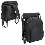 Fieldcrest Cooler Backpack with Folding Stool -  