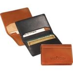 Buy Imprinted Fire Island (TM) Business Card Case (Sueded Full-Grain
