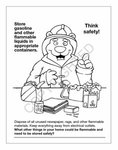 Fire Safety Coloring and Activity Book -  