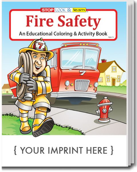 Main Product Image for Fire Safety Coloring Book USA Made