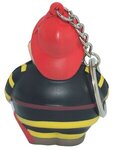 Fireman Bert Stress Reliever Keychain - Multi Color