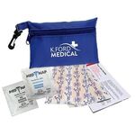 First Aid Polyester Zip Tote Kit 2 - Blue