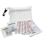 First Aid Polyester Zip Tote Kit 2 - White