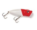 Fish Face Popper Lure - White-red