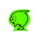 Fish Jar Opener - Lime Green 361u