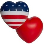 Flag Heart Squeezies Stress Reliever