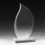 Flame Legend Award -  7 1/8" - Clear