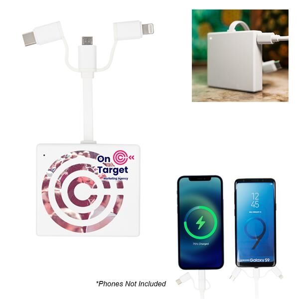 Main Product Image for Custom Printed FlaminGo 3-In-1 Pre-Charged Charger