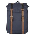 Flap Drawstring Backpack -  