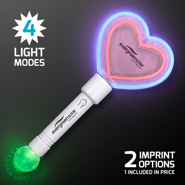 Main Product Image for Flashing Rave Party Heart Wand
