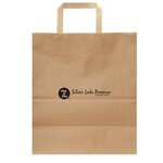 Flat Handle Paper Bag -  