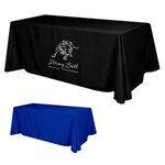 Buy FLAT POLYESTER 3-SIDED TABLE COVER - FITS 8