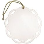 Flat SunCatcher-Ornament - White