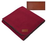 Fleece Stadium Blanket - Wine