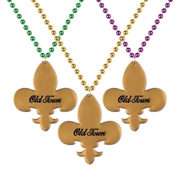 Main Product Image for Fleur-De-Lis Medallion Beads