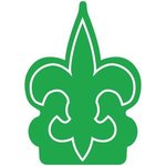 Fleur de Lys Foam Mitt - Kelly Green