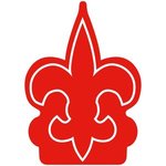 Fleur de Lys Foam Mitt - Red 485