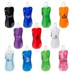 Buy Custom Flex Foldable 16 Oz Water Bottle With Carabiner