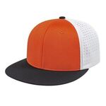 Flexfit® Perforated Performance Cap - Orange-black-white