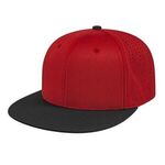 Flexfit® Perforated Performance Cap - Red-black
