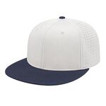 Flexfit® Perforated Performance Cap - White-navy