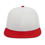 Flexfit Wool Blend Performance Cap - White-red