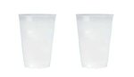 Flexible Plastic Cup 10 oz - White