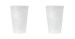 Flexible Plastic Cup 16 oz - White