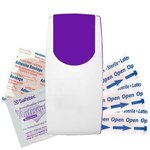 Flip-Top First Aid Kit - Violet-white