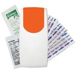 Flip-Top Sanitizer Kit - Digital - White With Orange