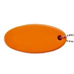 Floating Oval Foam Boat Key Chain - Orange