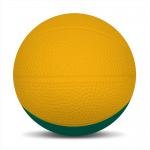Foam Basketballs Nerf - 3" Mini - Athletic Gold/Forest Grn
