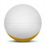 Foam Basketballs  Nerf - 4" Mini - White/Athletic Gold