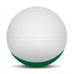 Foam Basketballs  Nerf - 4" Mini - White/Kelly Grn