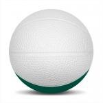 Foam Basketballs  Nerf - 5" Middie - White/Forest Grn