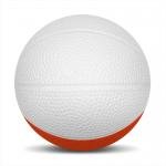 Foam Basketballs  Nerf - 5" Middie - White/Orange
